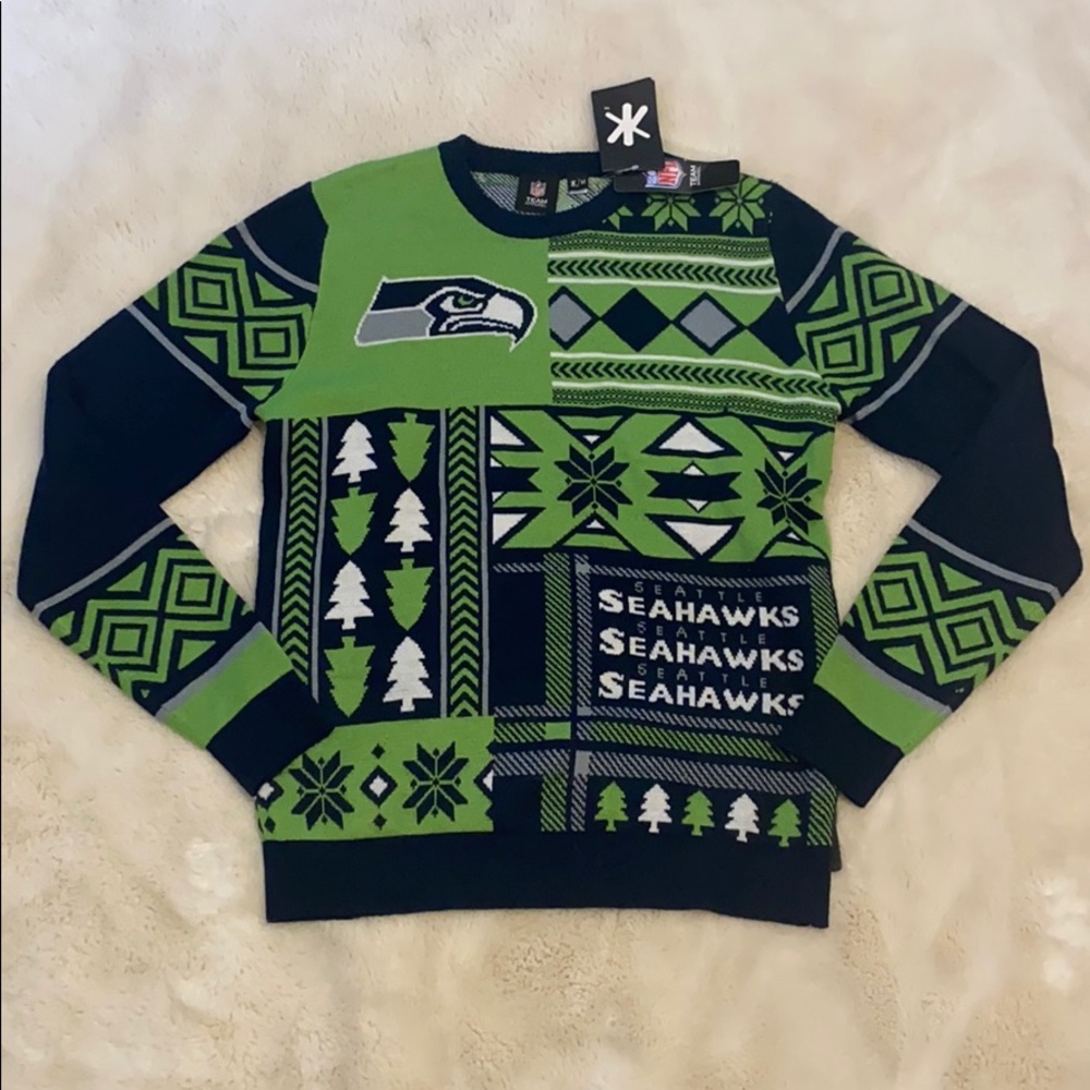 🎄🏈 NWT NFL Seahawks Sweater